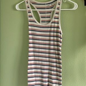 Red, white, and blue tank top. Great for summer!